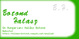 botond halasz business card